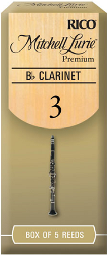 Mitchell Lurie Premium Bb Clarinet Reeds - 5 Per Box DISCONTINUED