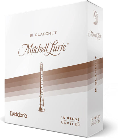 Mitchell Lurie Bb Clarinet Reeds Unfiled - 10 Per Box DISCONTINUED