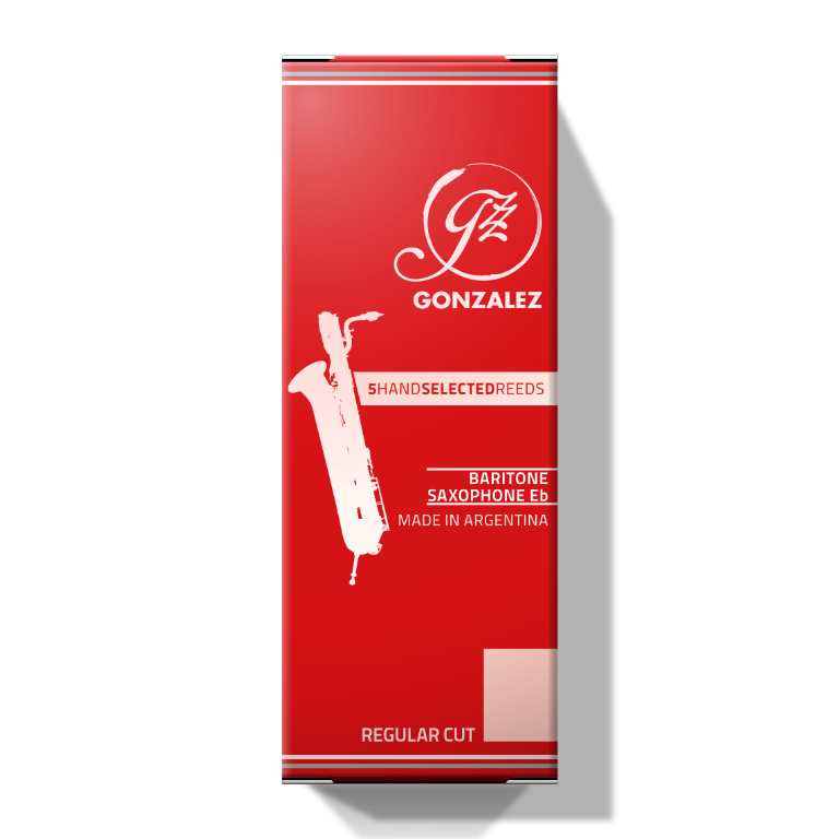 Gonzalez Regular Cut (RC) Baritone Sax Reeds - 5 Per Box