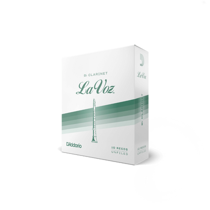 La Voz Bb Clarinet Reeds -10 Per Box DISCONTINUED