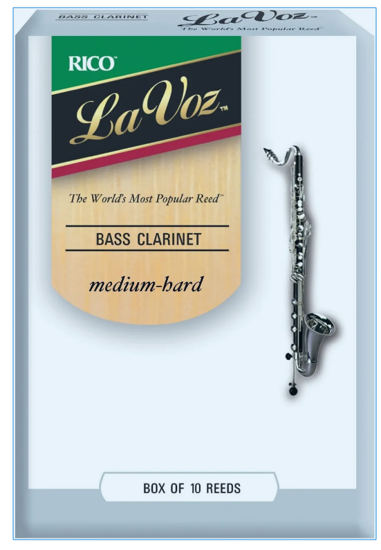 La Voz Bass Clarinet Reeds - 10 Per Box DISCONTINUED