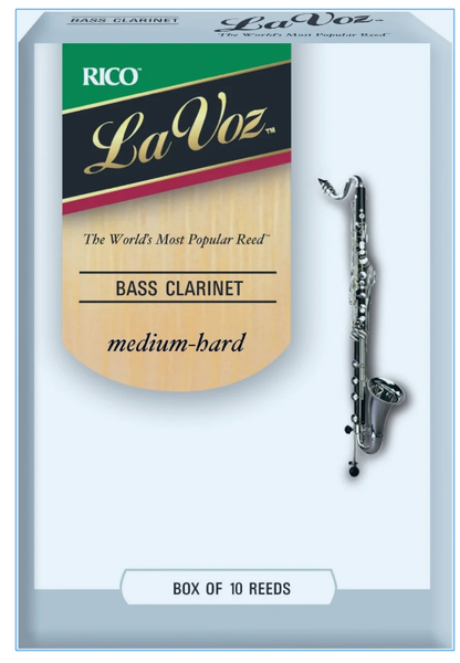 La Voz Bass Clarinet Reeds - 10 Per Box DISCONTINUED