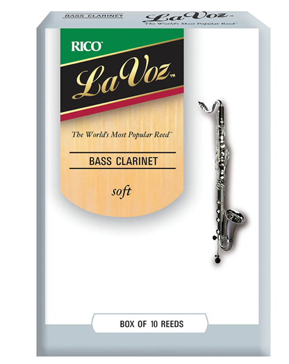 La Voz Bass Clarinet Reeds - 10 Per Box DISCONTINUED