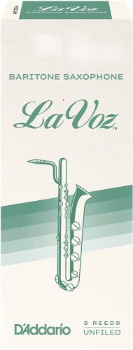 La Voz Baritone Saxophone Reeds - 5 Per Box DISCONTINUED