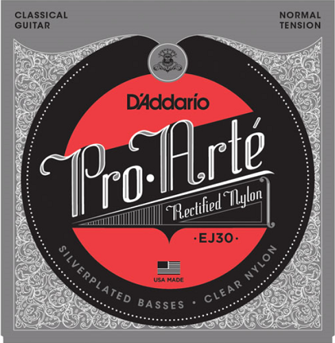 D'Addario  Pro-Arte Rectified TrebleS, Normal Tension Classical Guitar Strings