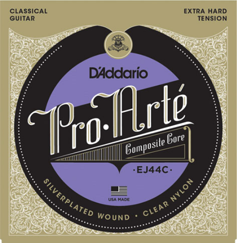 D'Addario  Pro-Arte Composite, Extra-Hard Tension Classical Guitar Strings - EJ44C