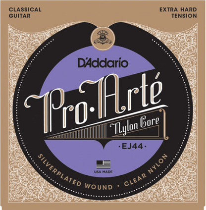 D'Addario  Pro-Arte Nylon, Extra Hard Tension Classical Guitar Strings - EJ44