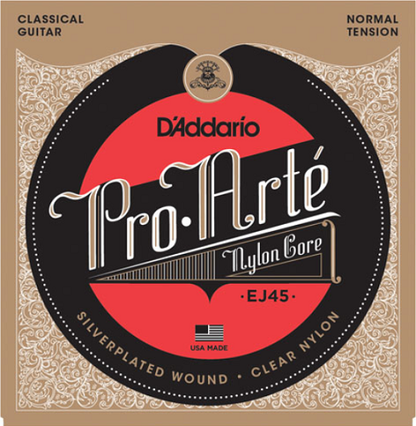 D'Addario Pro-Arte Nylon, Normal Tension Classical Guitar Strings - EJ45