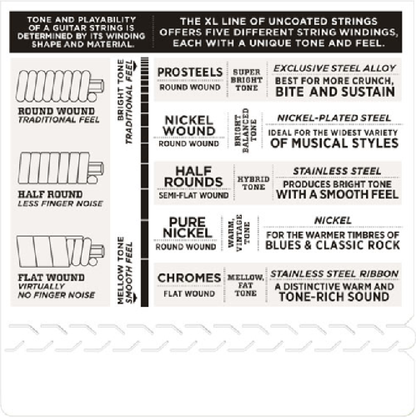 D'Addario Nickel Wound, Super Light, REINFORCED, 9-42 Electric Guitar Strings