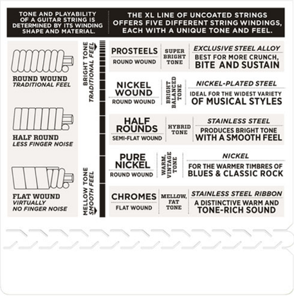 D'Addario  Pure NICKEL, Jazz Medium, 13-56 Electric Guitar Strings EPN21