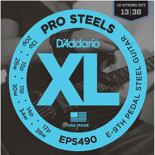 D'Addario PROSTEELS, Jazz Light, 12-52 Electric Guitar Strings