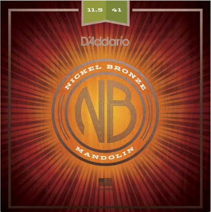 D'Addario Nickel Bronze, Medium-Heavy, 11.5-41 Mandolin Strings