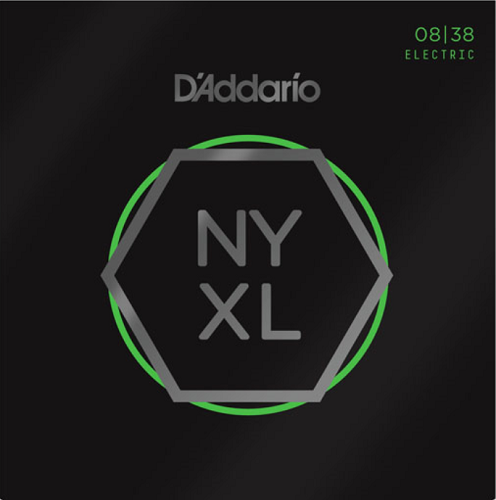 D'Addario  Nickel Wound, Extra Super Light, 8-38 Electric Guitar Strings