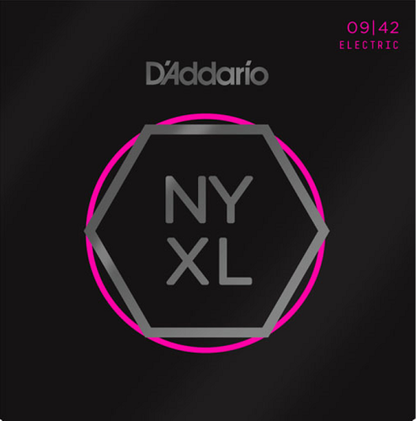 D'Addario Nickel Wound, Super Light, 09-42 Electric Guitar Strings