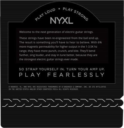 D'Addario  Nickel Wound, Super Light Top , Regular Bottom, 09-46 Electric Guitar Strings