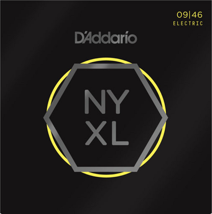 D'Addario  Nickel Wound, Super Light Top , Regular Bottom, 09-46 Electric Guitar Strings