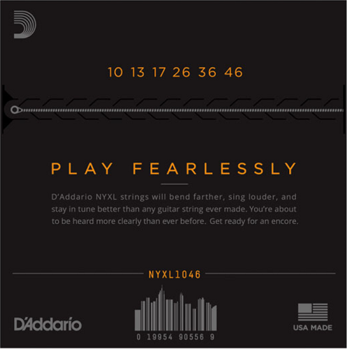 D'Addario Nickel Wound, Regular Light, 10-46 Electric Guitar Strings - 3-PACK