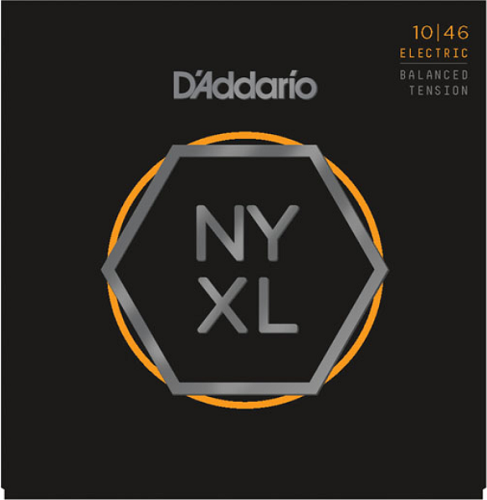 D'Addario  NYXL, Nickel Wound, Balanced TENSION, 10-46 Electric Guitar Strings