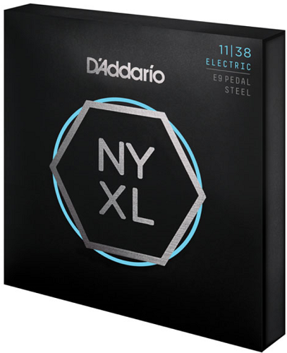 D'Addario Nickel Wound, Pedal STEEL, REGULAR-Light, 11-38 Electric Guitar Strings