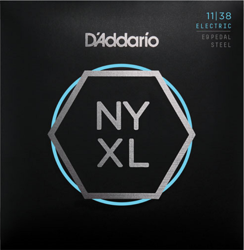 D'Addario Nickel Wound, Pedal STEEL, REGULAR-Light, 11-38 Electric Guitar Strings