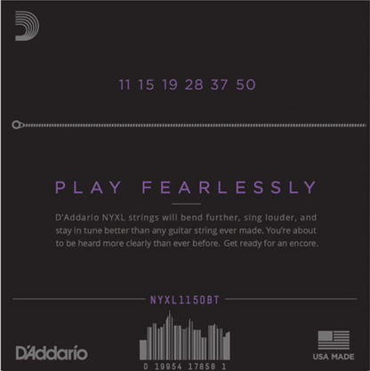 D'Addario  Nickel Wound, Balanced TENSION, 11-50, Electric Guitar Strings