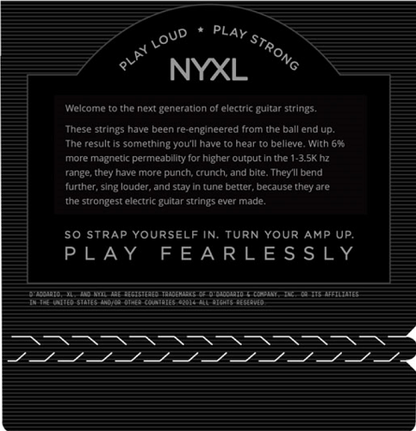 D'Addario Nickel Wound, Medium Top/ Heavy Bottom, 11-52 Electric Guitar Strings