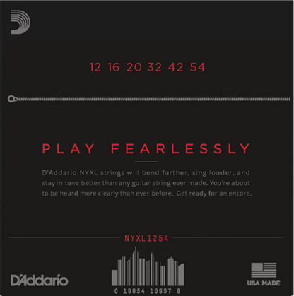 D'Addario Nickel Wound, Heavy, 12-54 Electric Guitar Strings