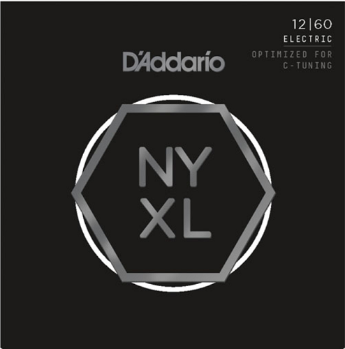 D'Addario Nickel Wound, Extra Heavy, 12-60 Electric Guitar Strings