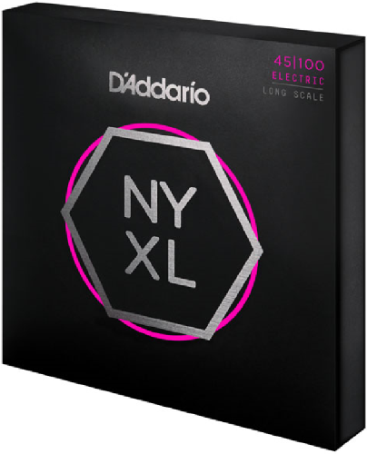 D'Addario Long Scale, Regular Light, 45-100 Bass Guitar Strings