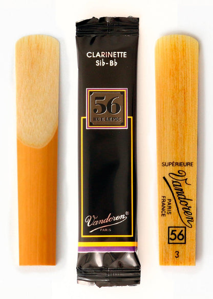 Vandoren Bb Clarinet 56 Rue Lepic Reeds - 10 Per Box
