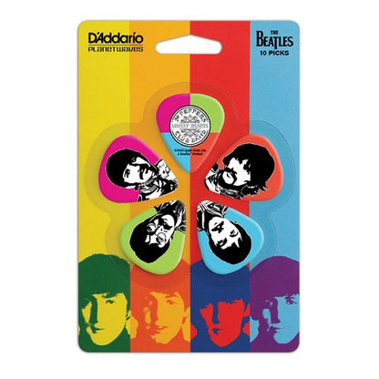 D'Addario  Planet Waves SGT. Pepper's Anniversary Picks - 10-PACK