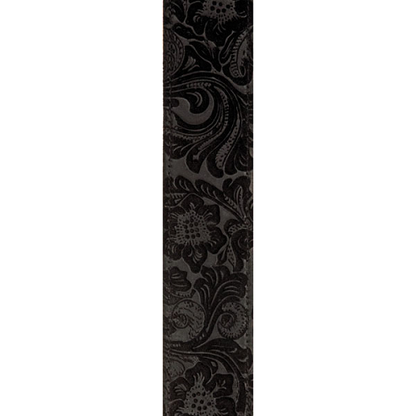 D'Addario Planet Waves Embossed Western Suede Leather Guitar Strap