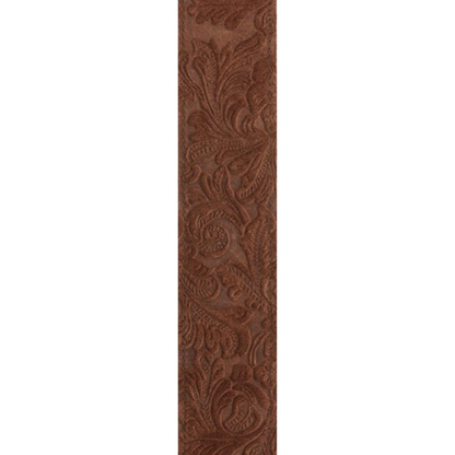 D'Addario Planet Waves Embossed Western Suede Leather Guitar Strap