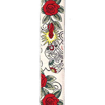 D'Addario Planet Waves Dia DE Los Muertos Woven Guitar Strap