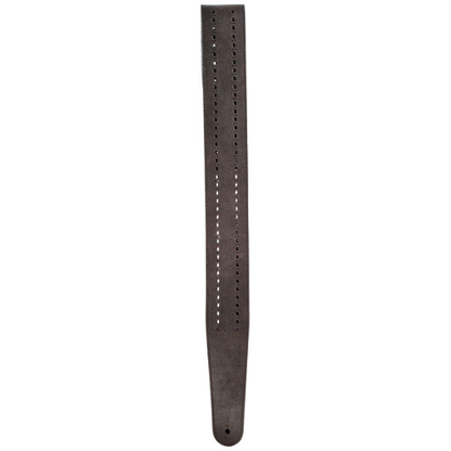 D'Addario  Planet Waves Vented Leather Strap W/ Black Rows