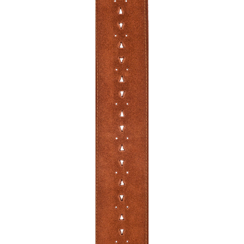 D'Addario  Planet Waves Vented Leather Strap W/ Honey Suede Apache
