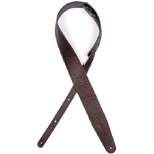 D'Addario  Black Brown / Reversible Leather Guitar Strap