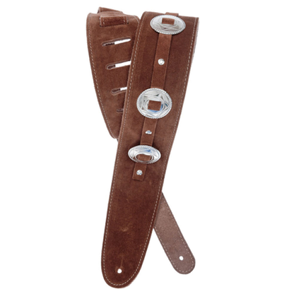 D'Addario Planet Waves Conchos Leather Guitar Strap