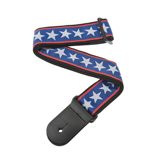 D'Addario  Planet Waves Stars and Stripes Woven Guitar Strap