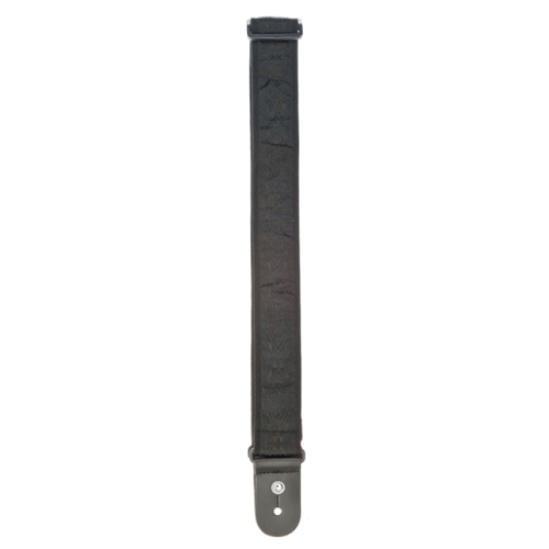 D'Addario  Planet Waves Woven Guitar STRAP, Black Satin