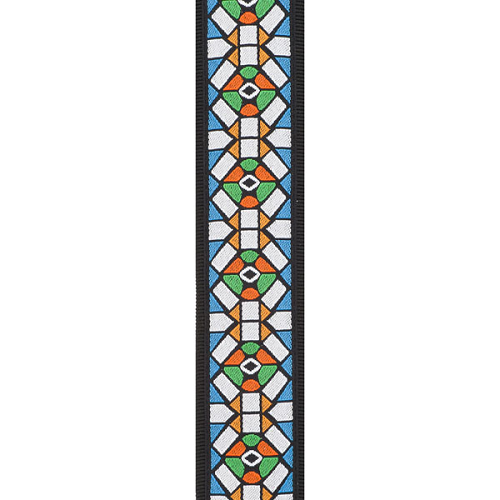 D'Addario Planet Waves Stained Glass Woven Guitar Strap