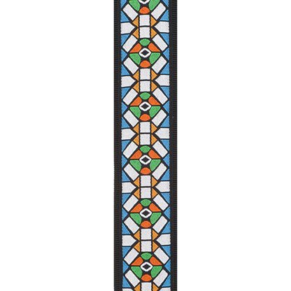D'Addario Planet Waves Stained Glass Woven Guitar Strap