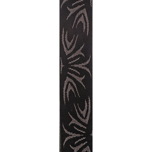 D'Addario  Planet Waves BLACK/GREY Tattoo Woven Guitar Strap