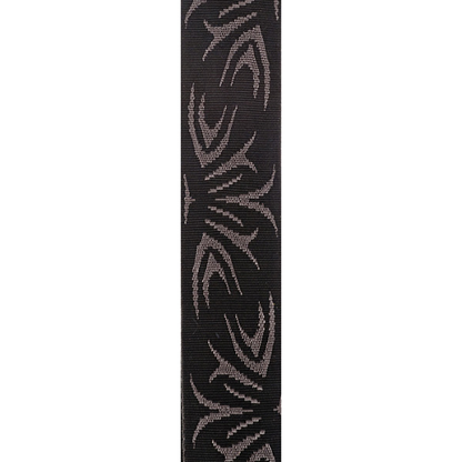 D'Addario  Planet Waves BLACK/GREY Tattoo Woven Guitar Strap