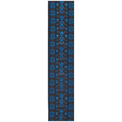 D'Addario Planet Waves BLUE/BLACK Hootenanny Woven Guitar Strap