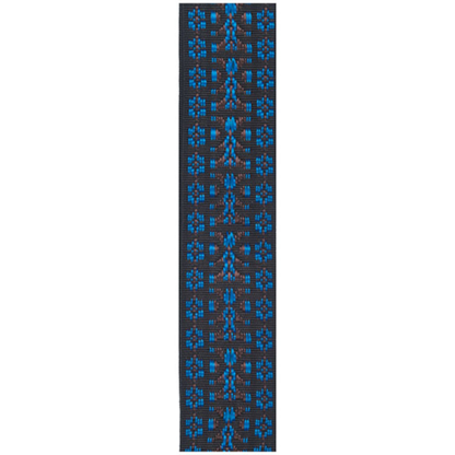 D'Addario Planet Waves BLUE/BLACK Hootenanny Woven Guitar Strap