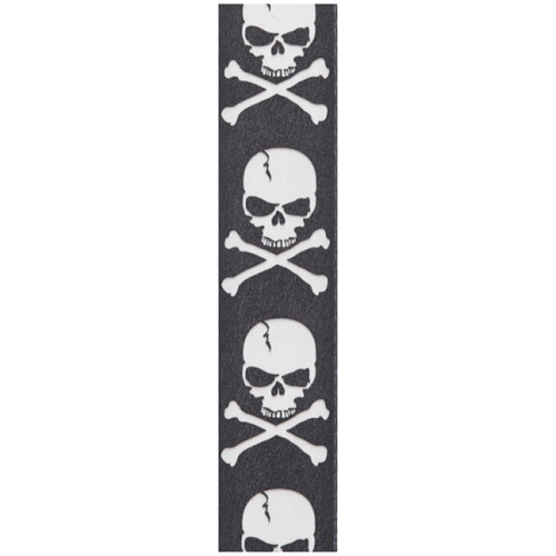 D'Addario  Planet Waves Skull and Cross Bone Woven Guitar Strap