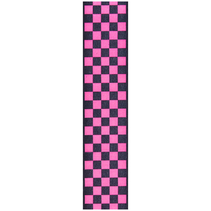 D'Addario Planet Waves PINK/BLACK Checker Woven Guitar Strap