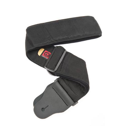 D'Addario Planet Waves 3-INCH Wide Black Bass Gutiar Strap W/ Internal Pad