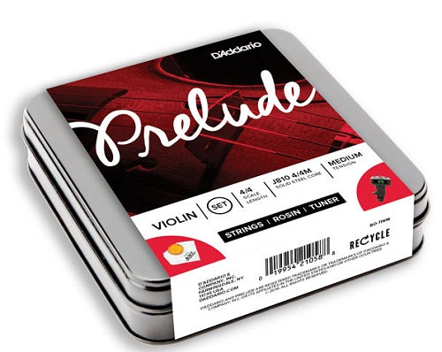 D'Addario  Prelude Violin Strings and Accessories Bundle